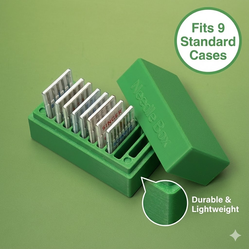 Embroidery Generator - Naaimachine Naald Organizer Case | Draagbare