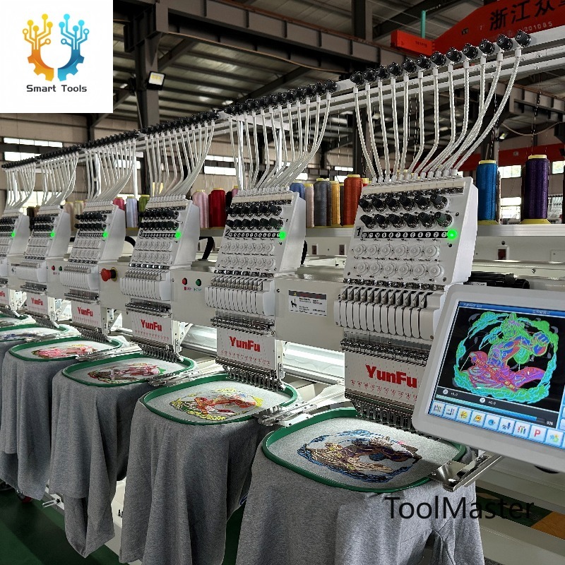 Embroidery Needle - [2026] YUNFU Hoge-Snelheid 6-Kopige Pettenborduurmachine 12/15