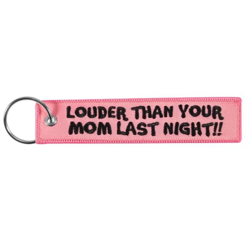 Embroidery Quote - HOGER DAN JE MOEDER Citaatjes Sleutelhanger