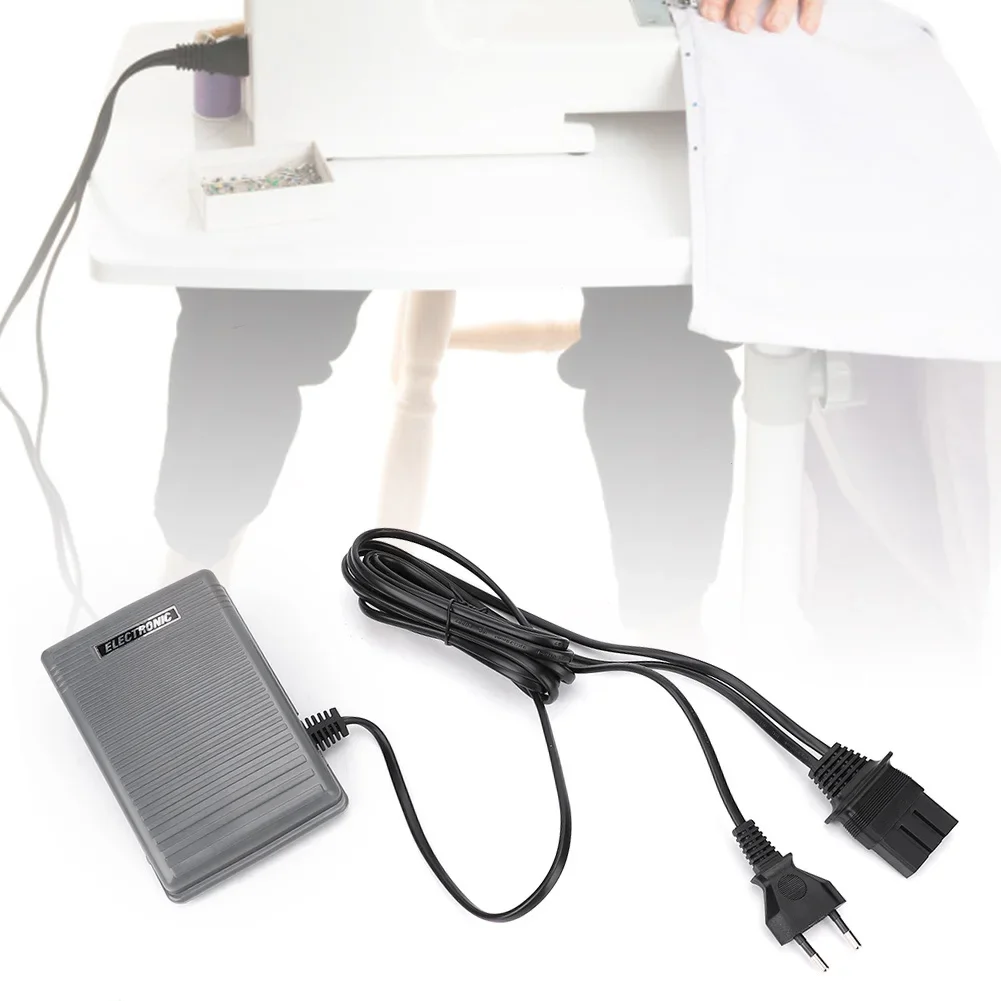 Embroidery Generator - Voetpedaal 220-240V EU-stekkercontrollerschakelaar en voedingskabel voor