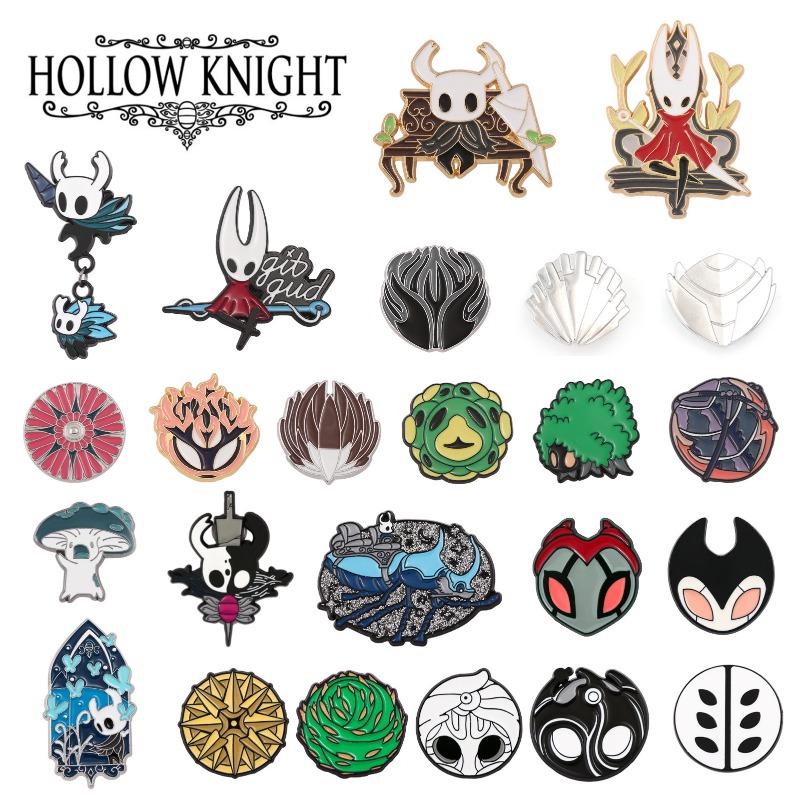 Embroidery Tulle - Hollow Knight Alloy Drip Oil Enamel