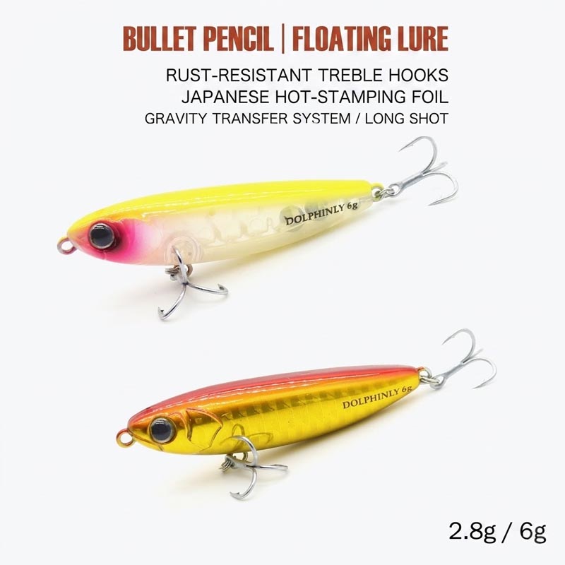 Transfer Pen Ink - Drijvende Z-Walking Pencil Fishing Lures -
