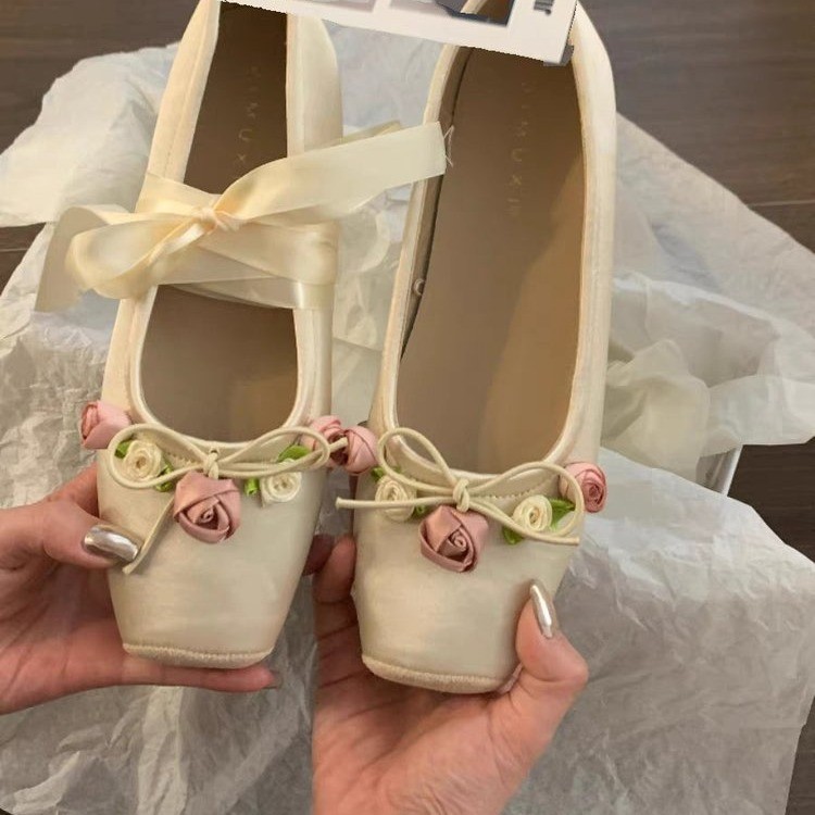 Vrouwen Flats Boog Marie Janes - Embroidery Design Free recensie en prijs