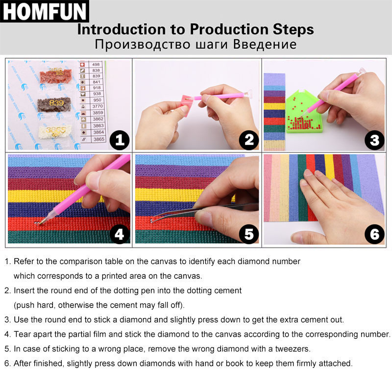 HOMFUN 5D DIY Diamant Schilder - Embroidery Yellow Flower recensie en prijs
