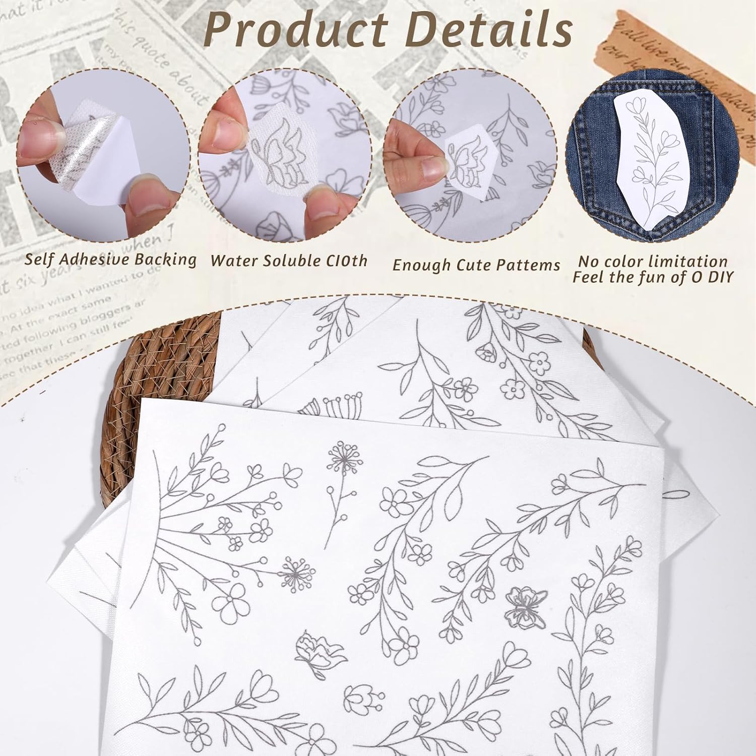 Stick & Stitch Wateroplosbaar  - Embroidery Web recensie en prijs