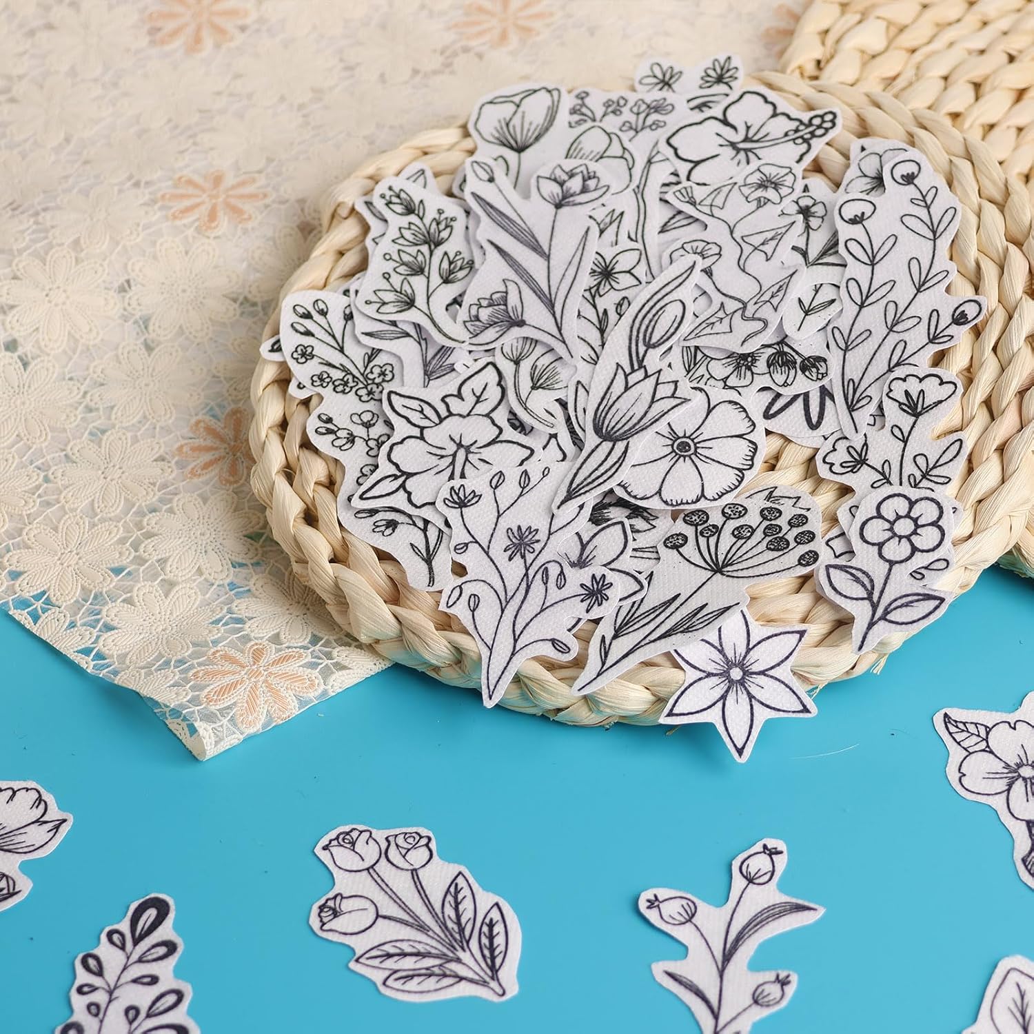 50 stuks wateroplosbare borduu - Embroidery Web recensie en prijs
