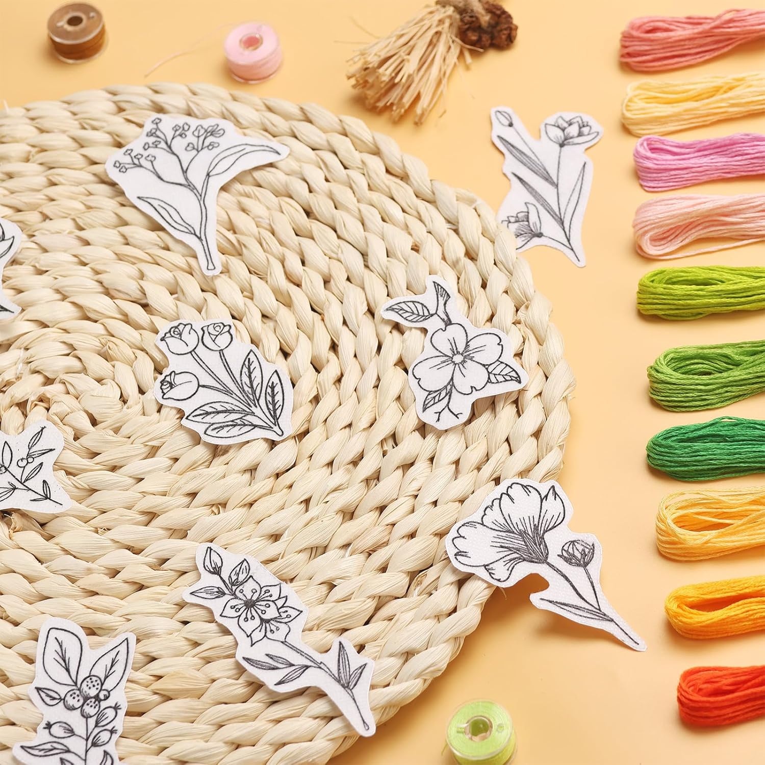50 stuks wateroplosbare borduu - Embroidery Web recensie en prijs