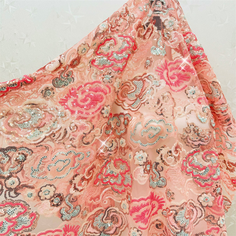 2 Yds/lot 130 cm breed roze pa - Embroidery Needle recensie en prijs
