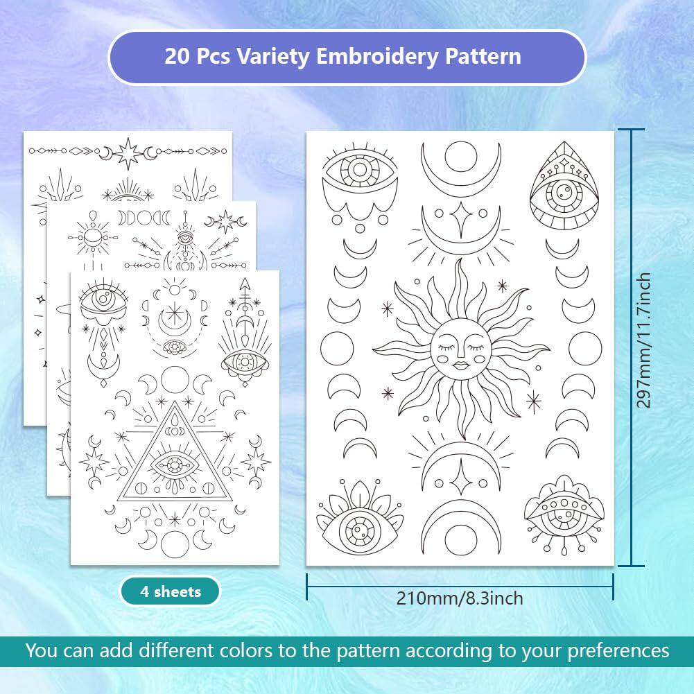 Stick And Stitch Mystieke Zon  - Embroidery Web recensie en prijs