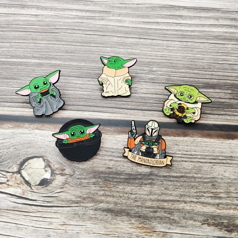 5 stuks schattige cartoon Yoda - Embroidery Tulle recensie en prijs