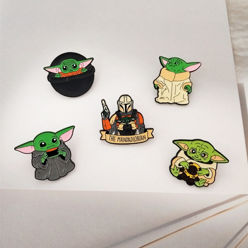 5 stuks schattige cartoon Yoda - Embroidery Tulle recensie en prijs