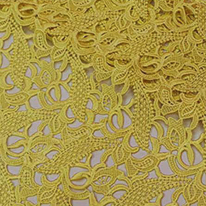 high-end kant doek geel stereo - Embroidery Yellow Flower recensie en prijs