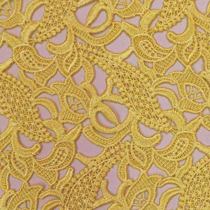 high-end kant doek geel stereo - Embroidery Yellow Flower recensie en prijs