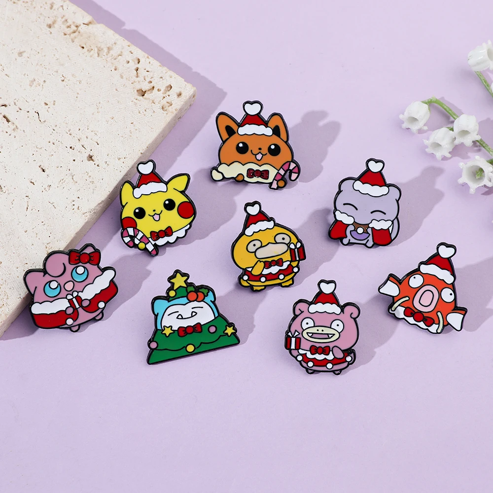 8 stuks Kerst Slowpoke Broche  - Embroidery Tulle recensie en prijs