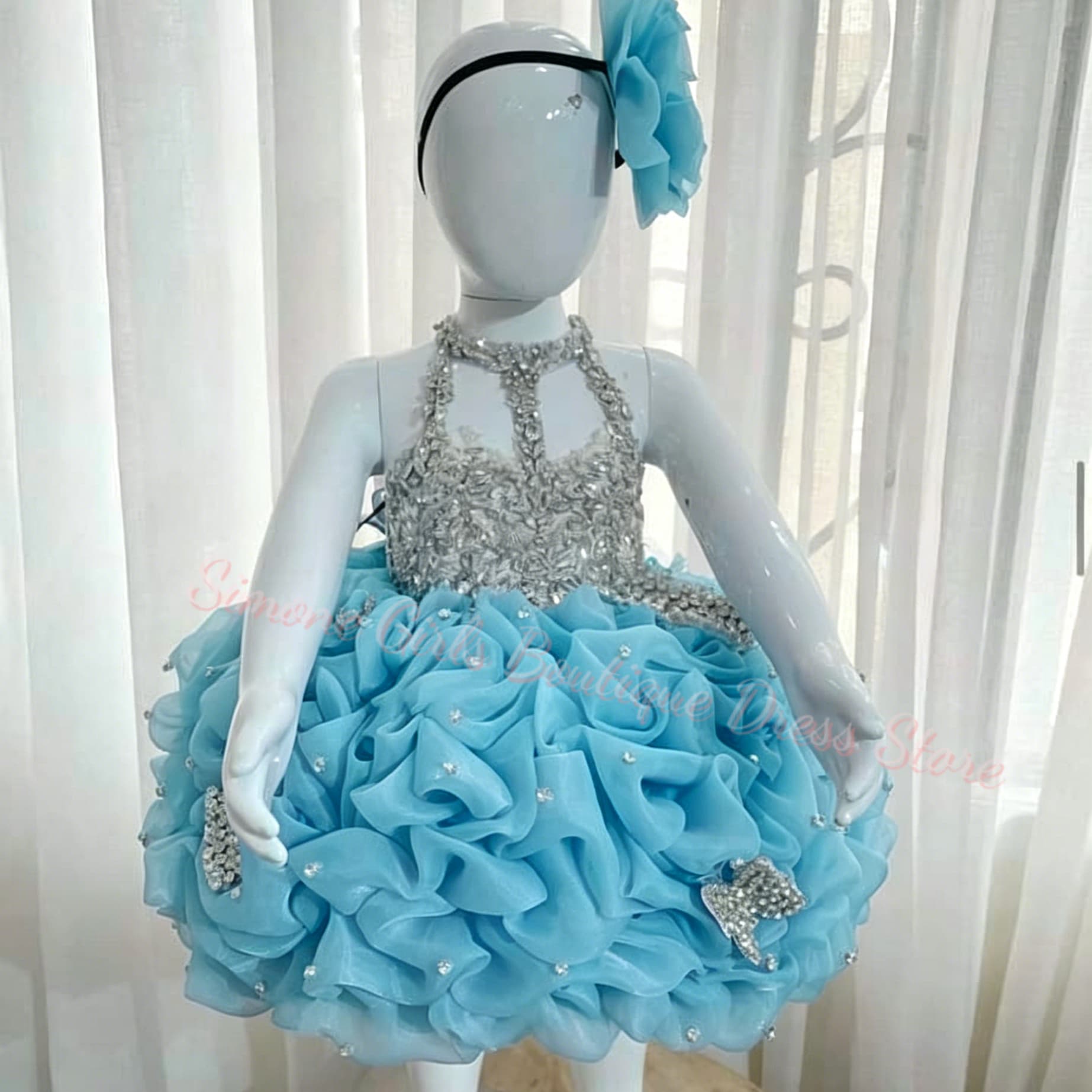 Gele ruches bloemenmeisjesjurk - Embroidery Yellow Flower recensie en prijs