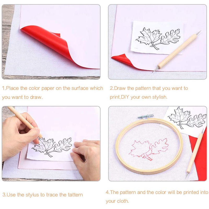 10 Stuks Borduren Transfer Pap - Embroidery Web recensie en prijs