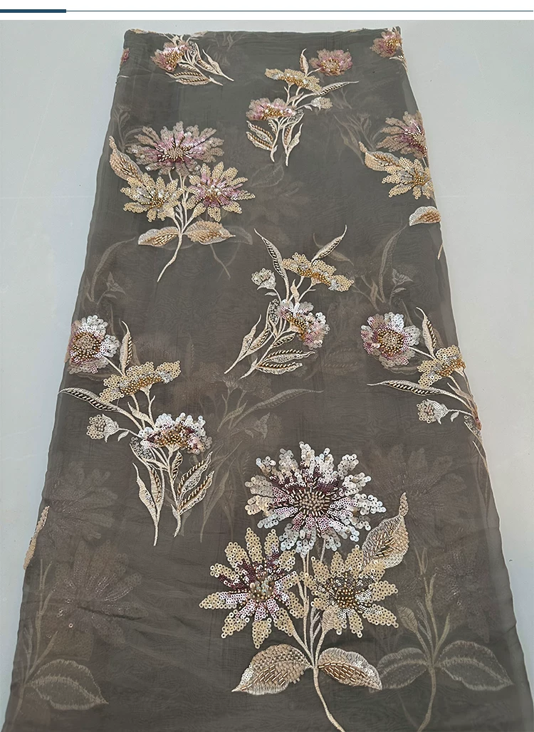 1 yard zachte mesh stof met bl - Embroidery Beads recensie en prijs