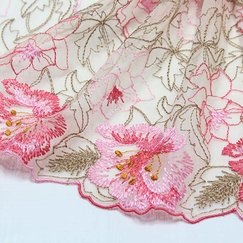 2 yards zacht mesh tule kant v - Embroidery Web recensie en prijs