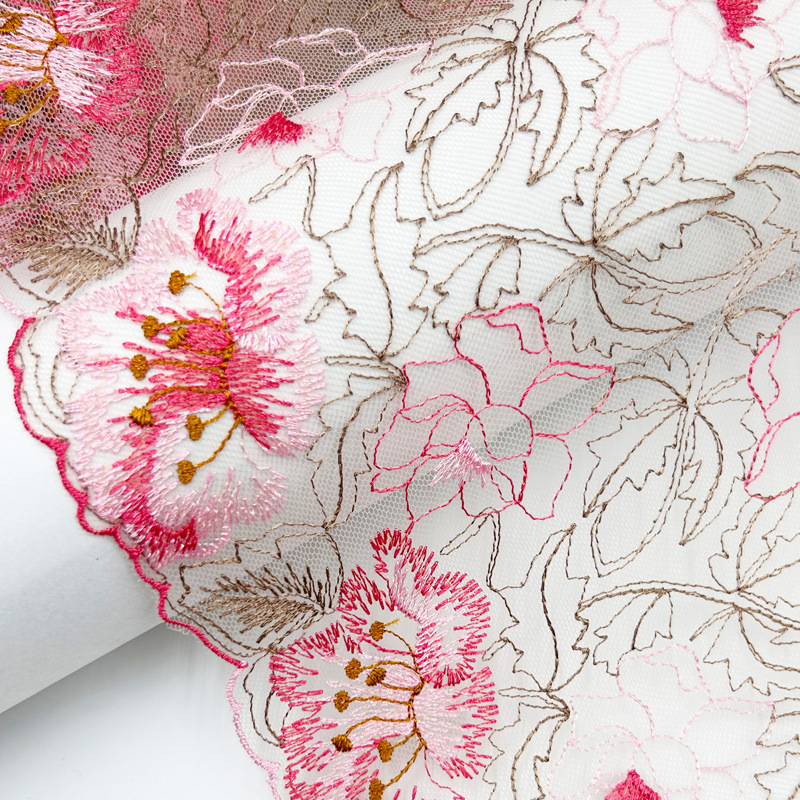2 yards zacht mesh tule kant v - Embroidery Web recensie en prijs