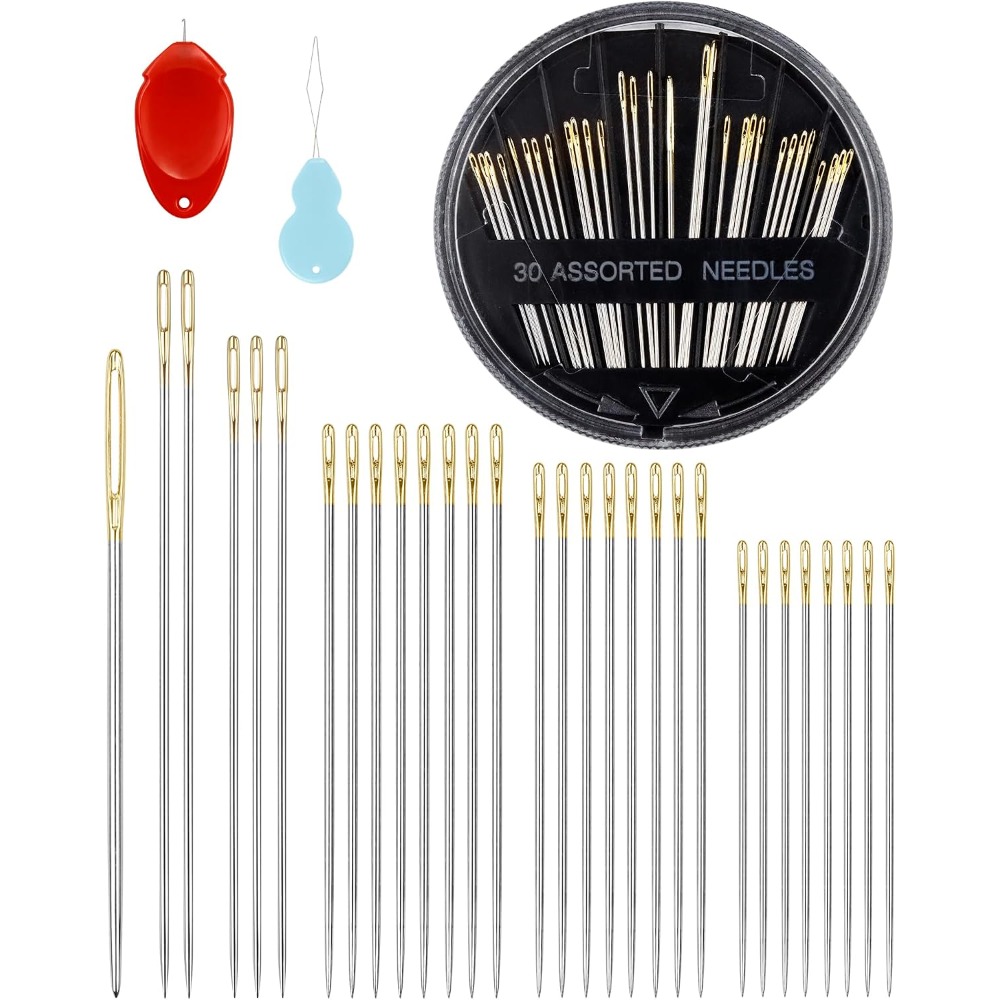 30-delige set stalen handnaald - Embroidery Needle recensie en prijs