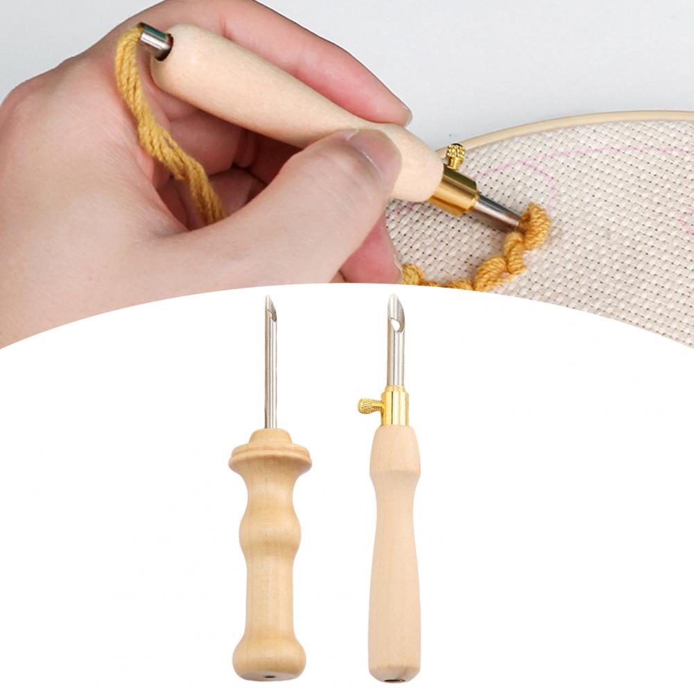 Borduurnaald Houten handvat Br - Embroidery Needle recensie en prijs