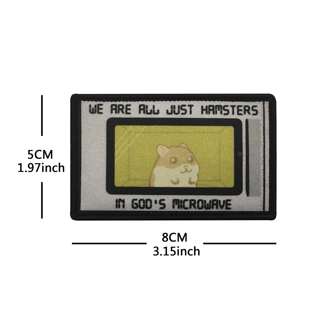 Grappige dieren morale patches - Embroidery Quote recensie en prijs