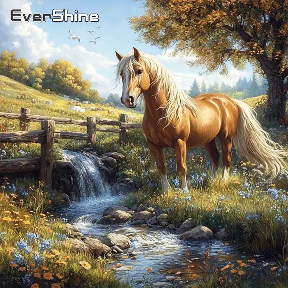 EverShine DIY Paard Diamant Sc - Embroidery Horse recensie en prijs