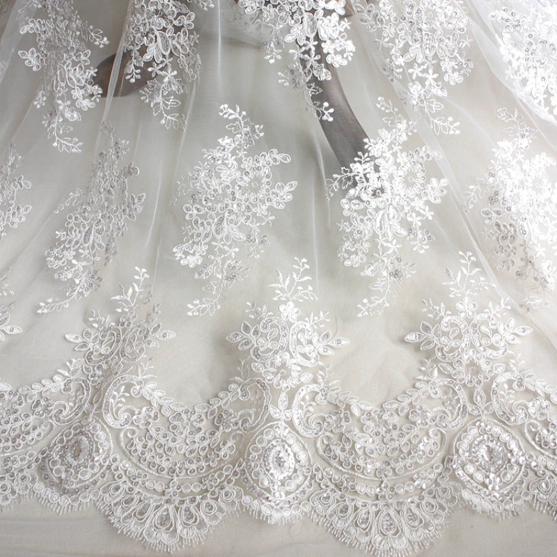 Pailletten geborduurde kant st - Embroidery Web recensie en prijs