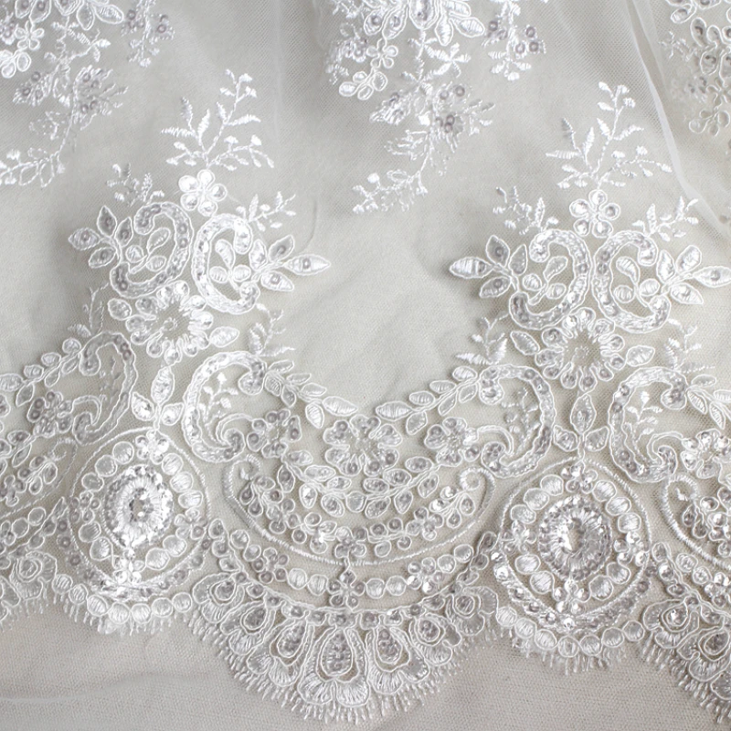 Pailletten geborduurde kant st - Embroidery Web recensie en prijs