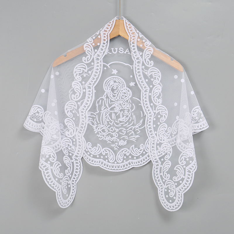 1Pc Vrouwen Elegante Effen Kle - Embroidery Hijab recensie en prijs
