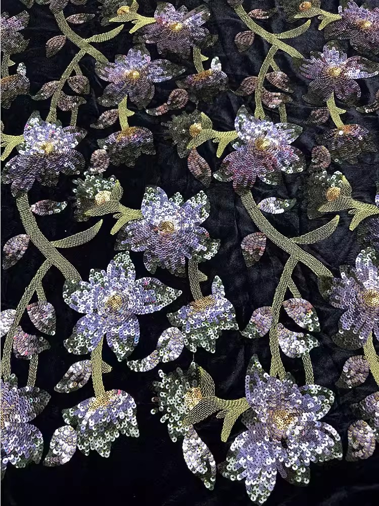 1yard Retro fluwelen tela hand - Embroidery Beads recensie en prijs